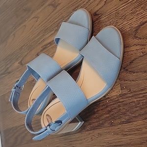 Dr. Scholl's Blue Heel Sandals